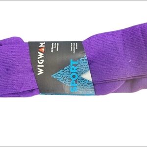 Wigwam Purple Athletic Socks